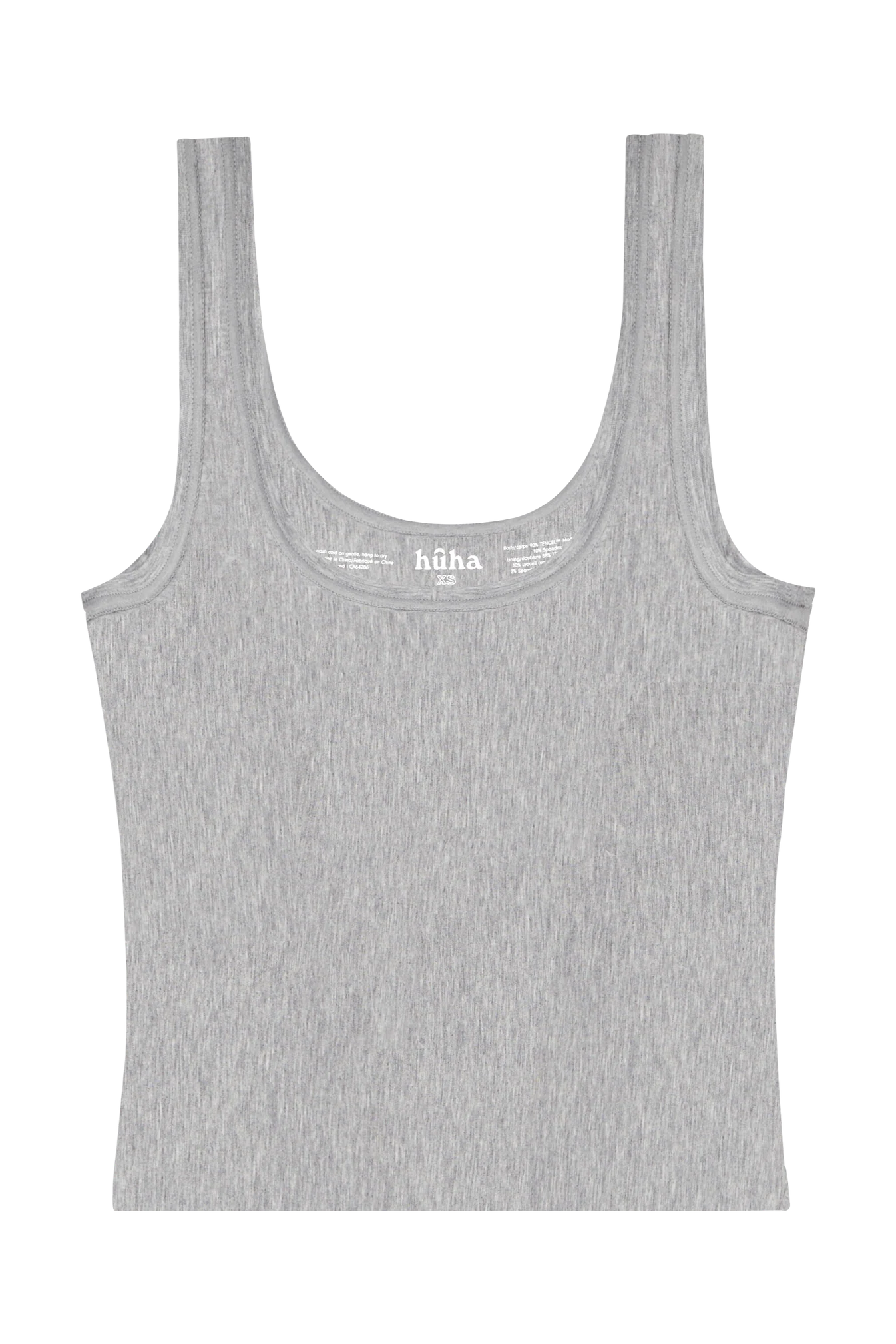 Sporty Crop Mineral Tank - Grey