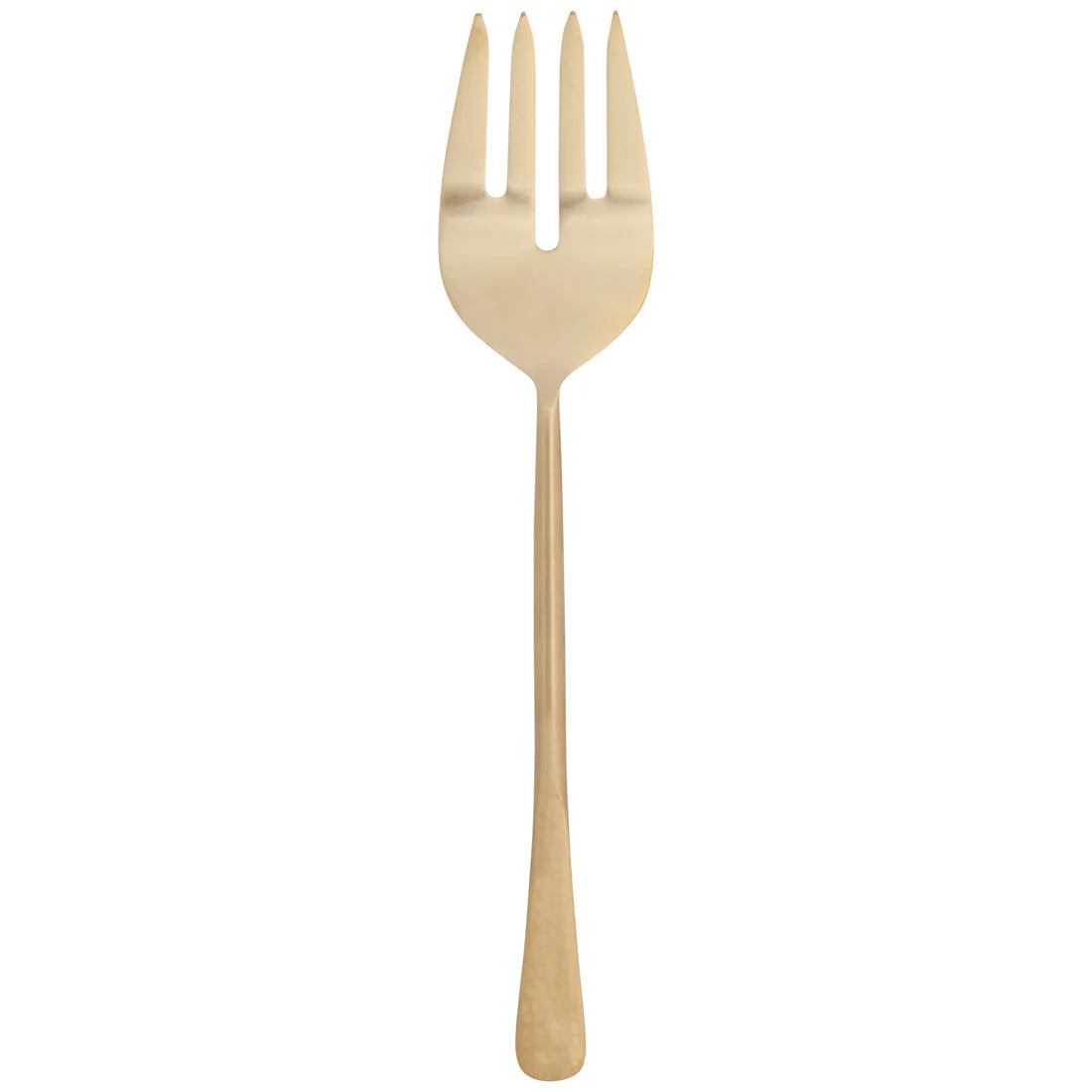 Stainless Steel Salad Server Set - Gold