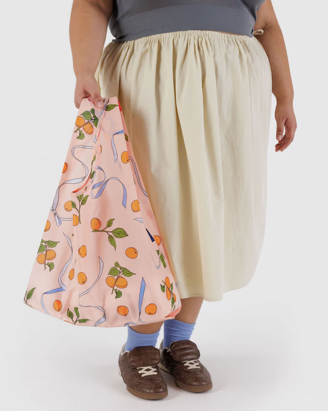 Standard Baggu Reusable Bag - Apricots & Ribbons