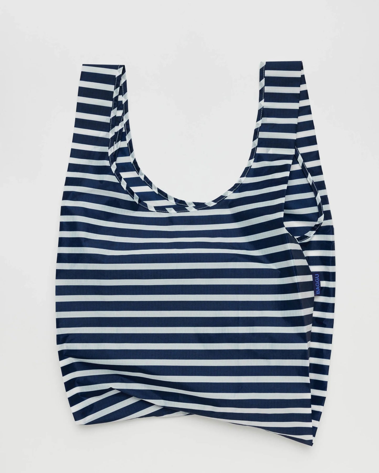 Standard Baggu Reusable Bag - Navy Stripe