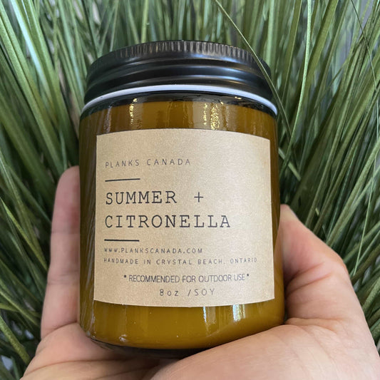 Summer Citronella - Wood Wick Soy Candle