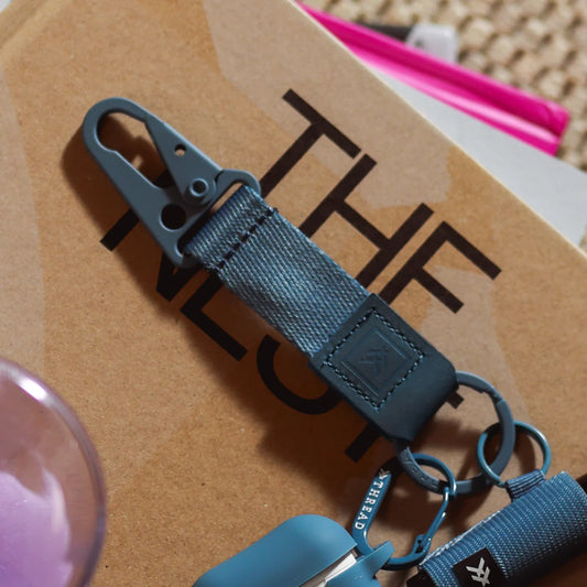 Surf Blue Keychain Clip