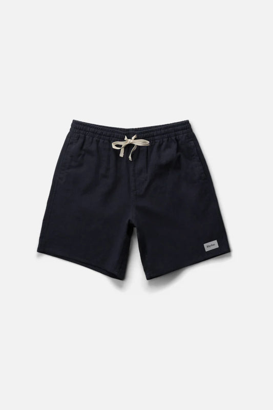Textured Linen Jam - Navy