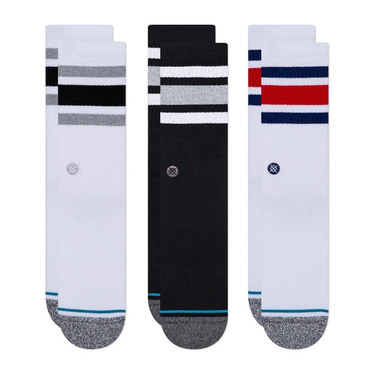 The Boyd Crew Socks 3 Pack - Multi