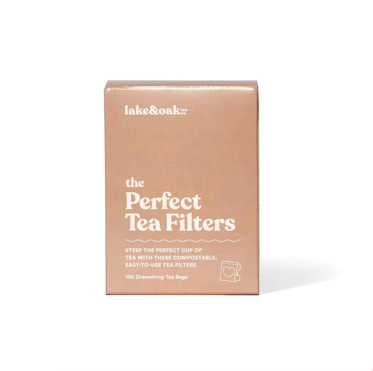 The Perfect Tea Filters - 100 Drawstring Tea Bags