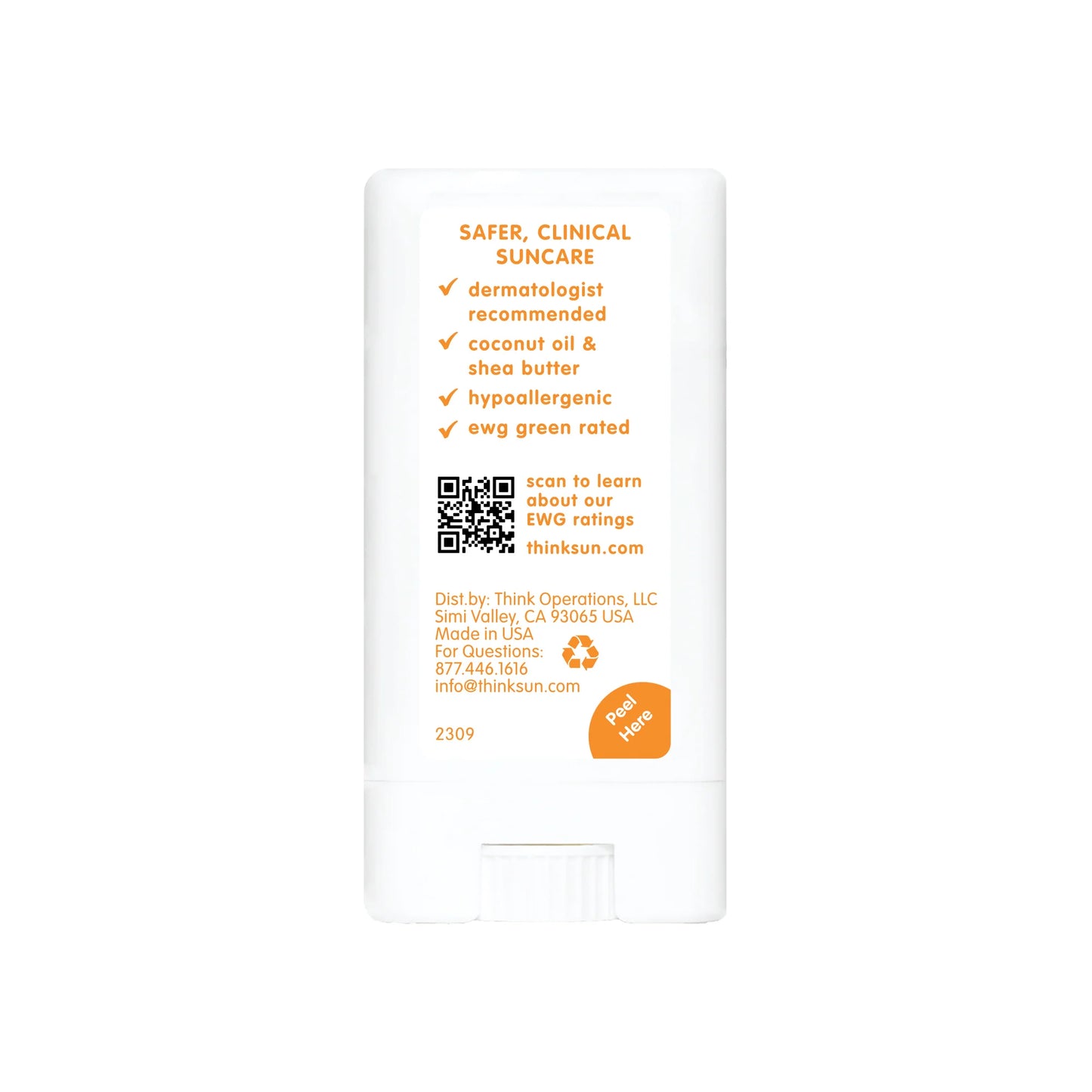 Think Baby Safe Sunscreen Stick SPF 30+