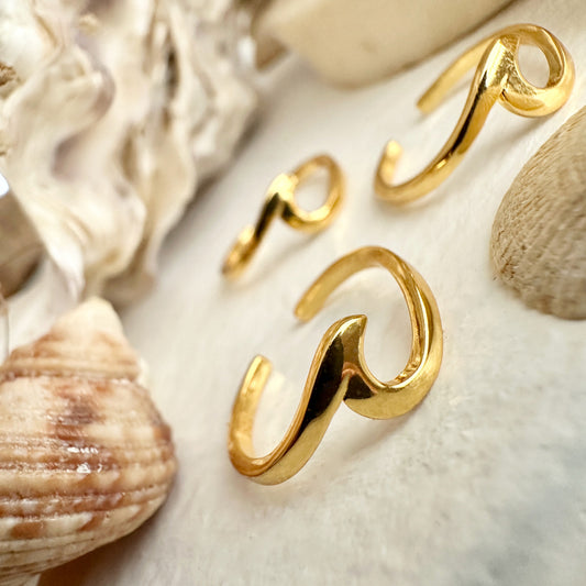 Tofino Toe Ring in Gold