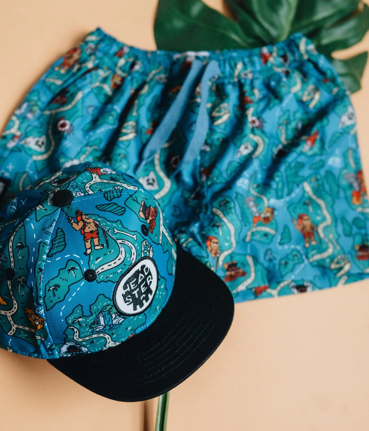 Treasure Map Snapback Hat