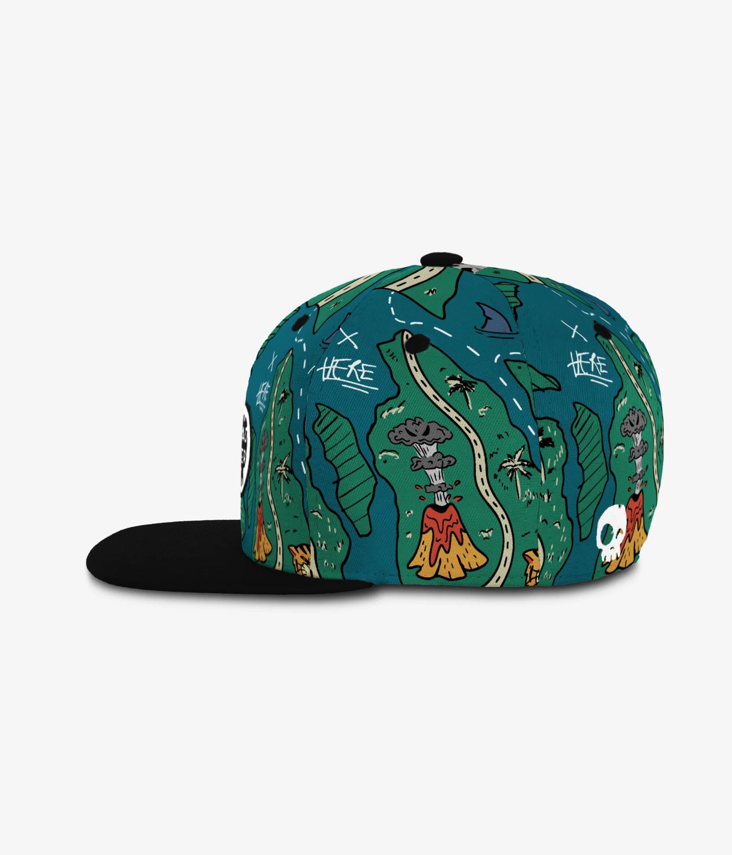 Treasure Map Snapback Hat