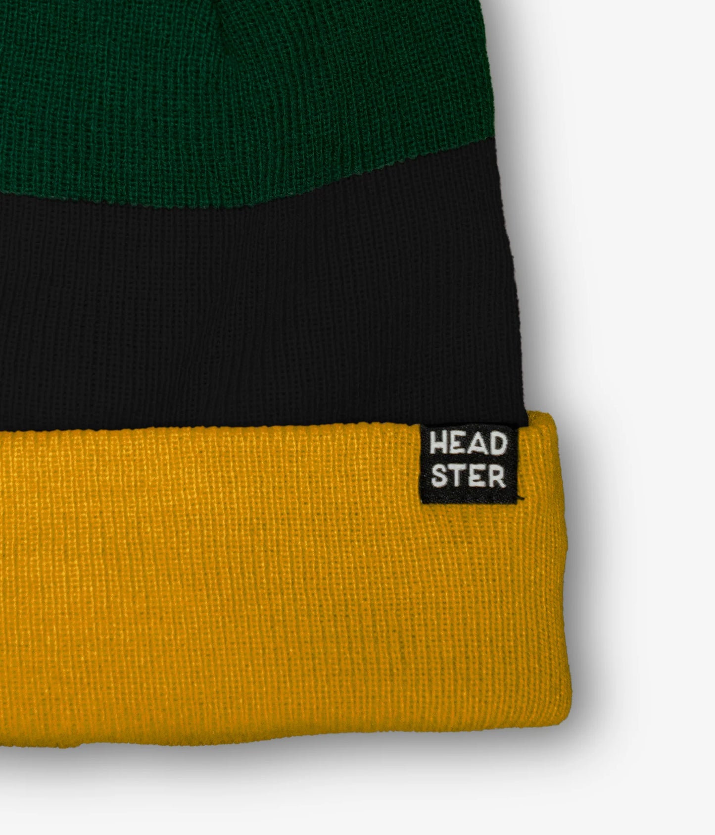 Tricolor Beanie Lined With Fleece - Marigold