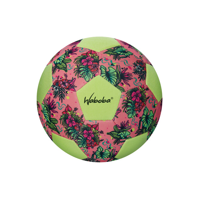 Tropical Beach Soccer Ball - Coral Floral