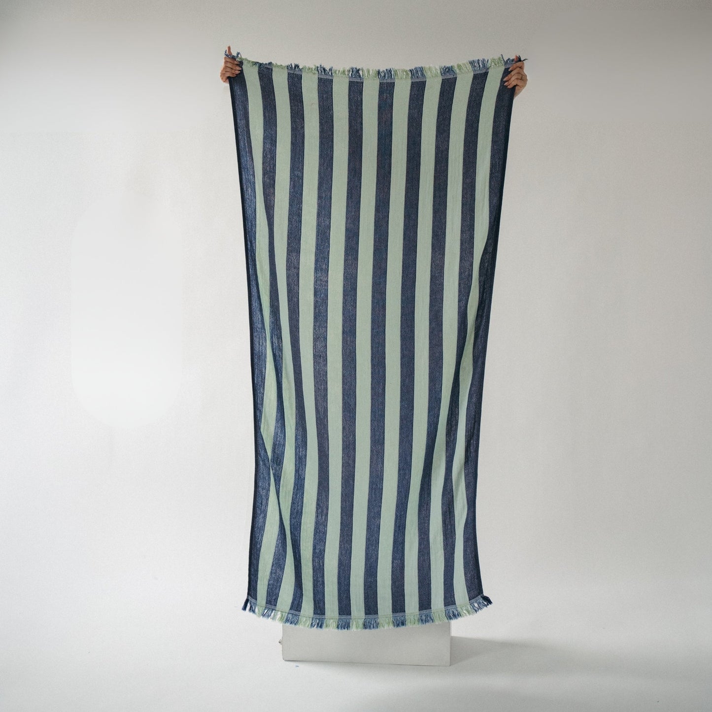 Turkish Cotton Towel - Monica Stripe Lime Juice