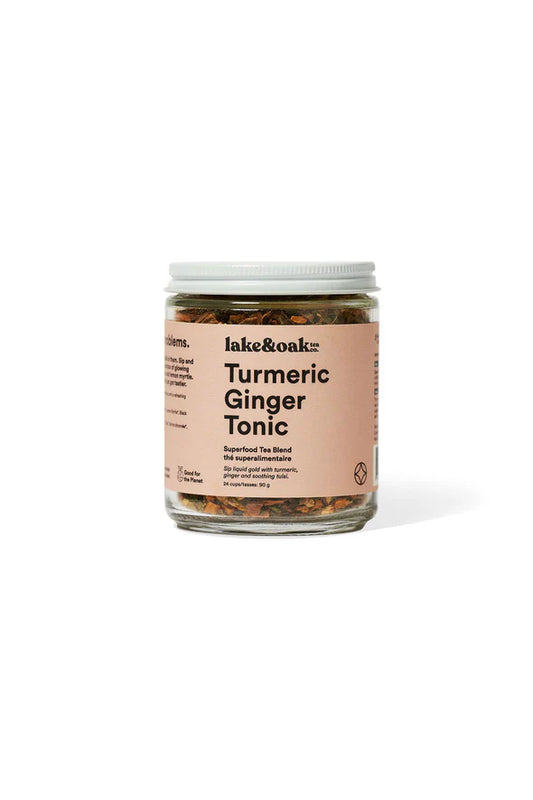 Turmeric Ginger Tonic- Superfood Tea Blend - 24 Cups