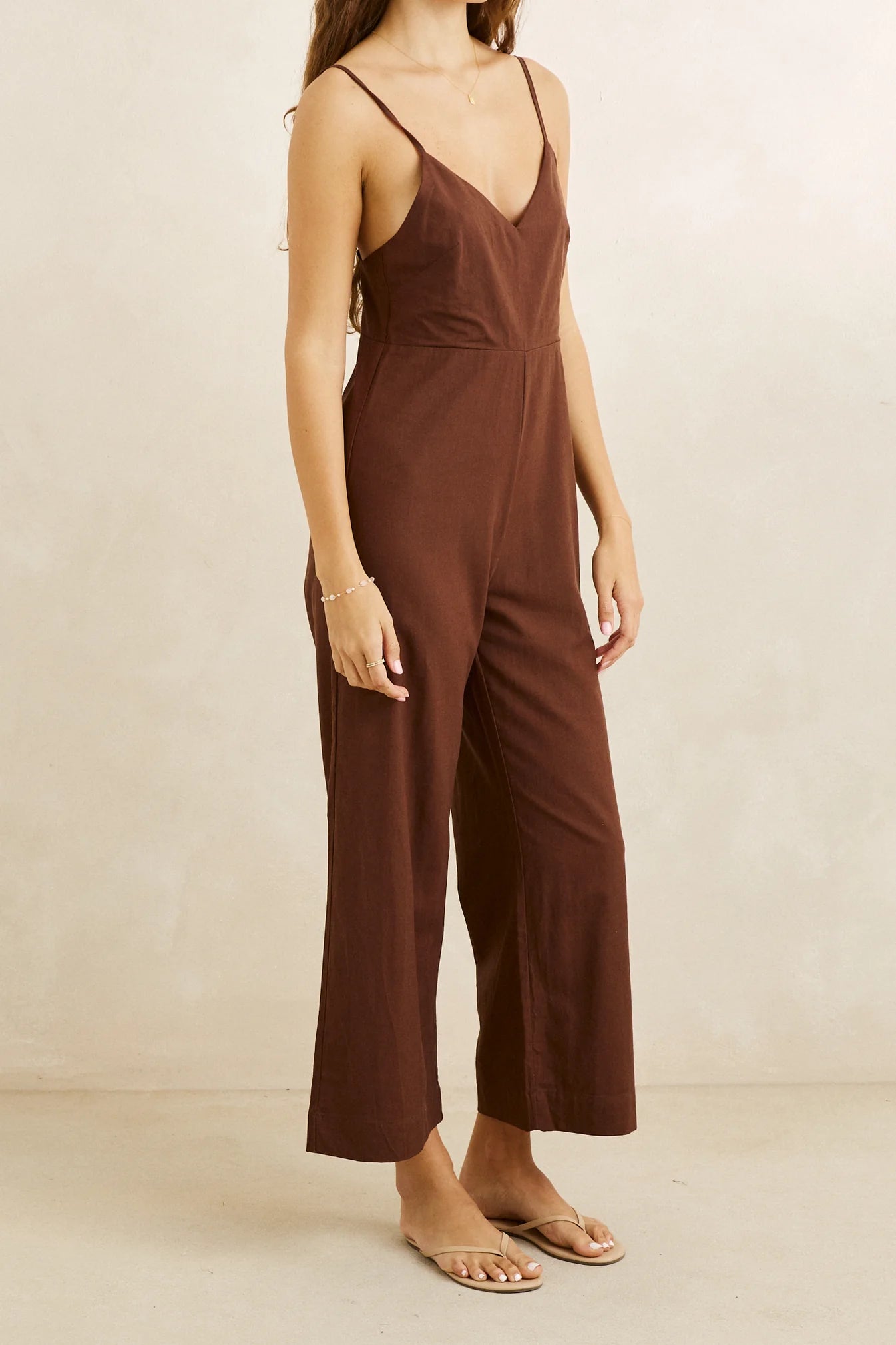 Venice Jumpsuit - Chocolate
