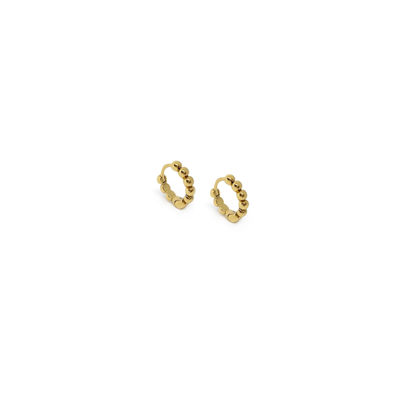 Verona Earrings - Textured Hoop