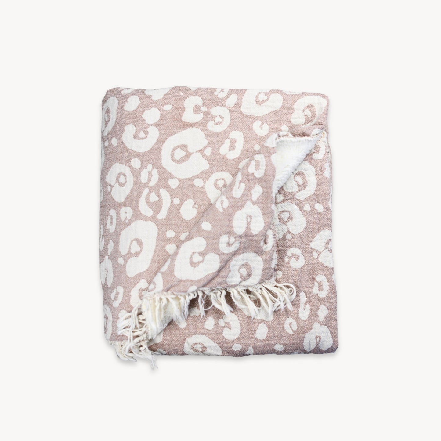 Vintage Fleece Lined Throw - Java