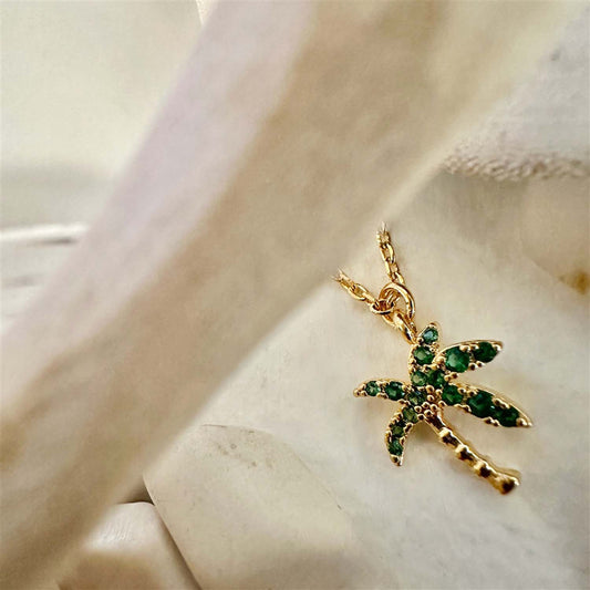 Waikiki Tiny Palm Tree Charm Necklace