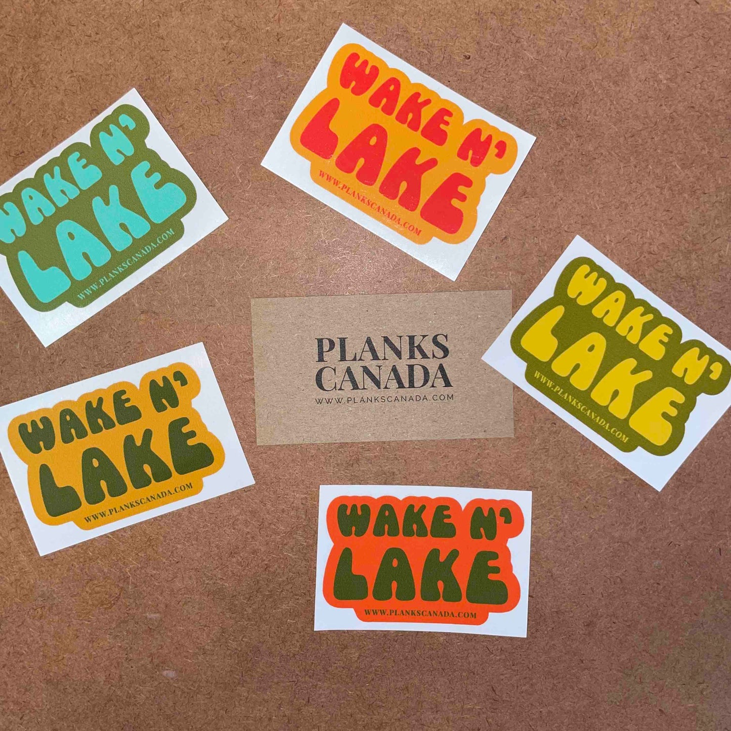 Wake N' Lake Stickers