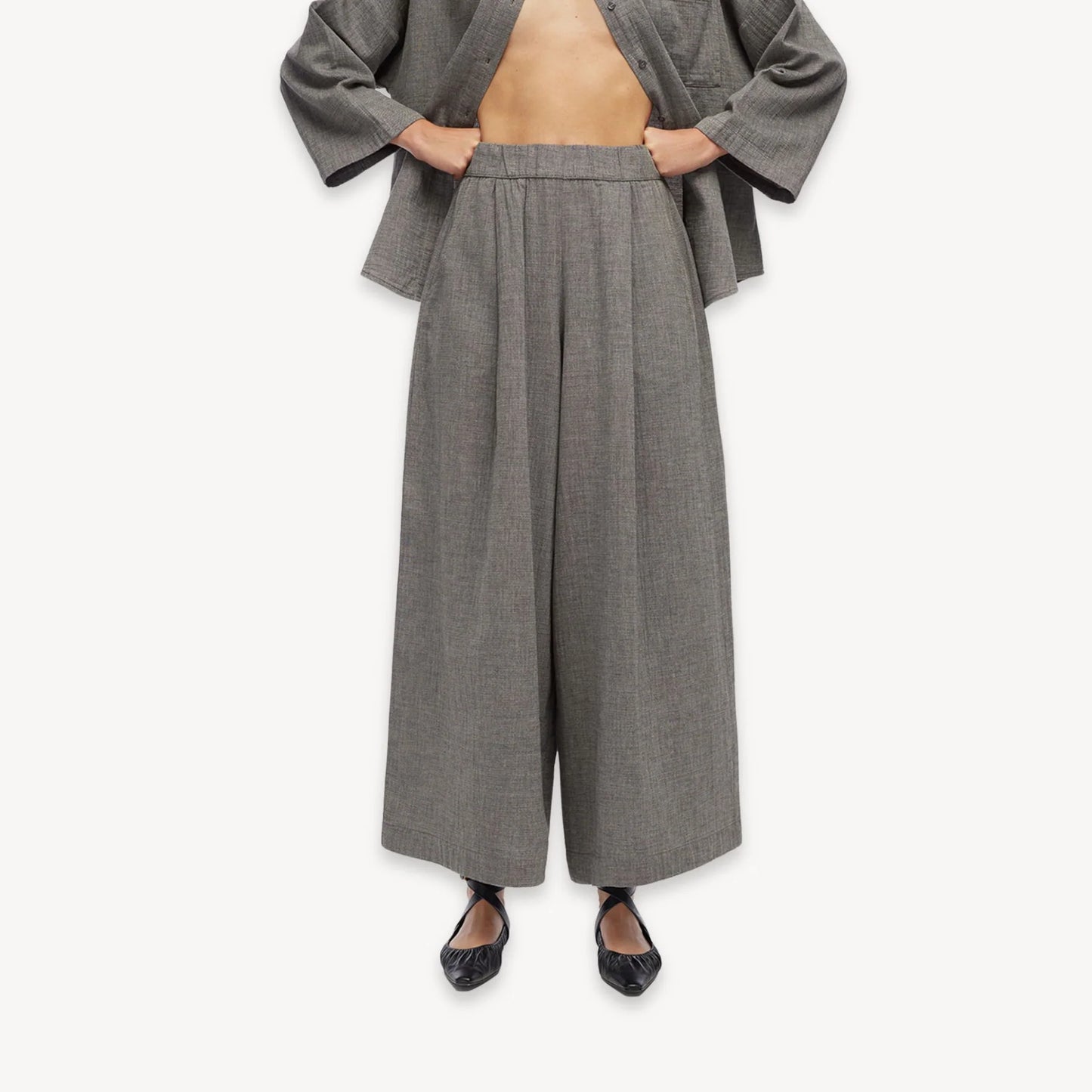 Wide Leg Palazzo Pants - City Collection