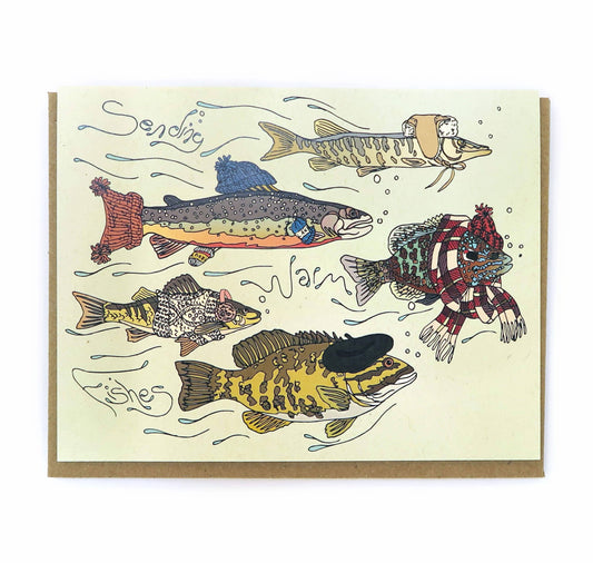 Warm Fishes Holiday Card