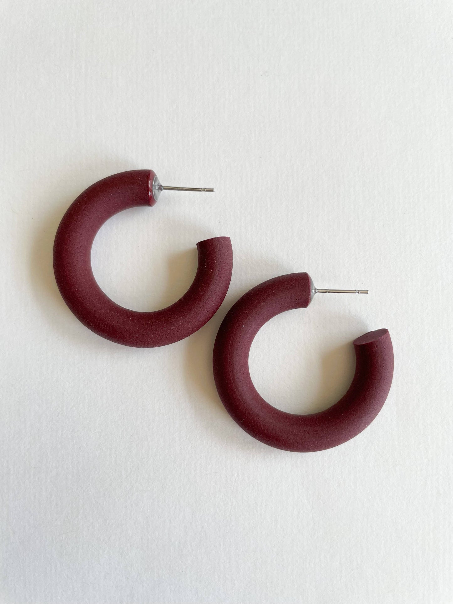 Ellory Hoops in Berry