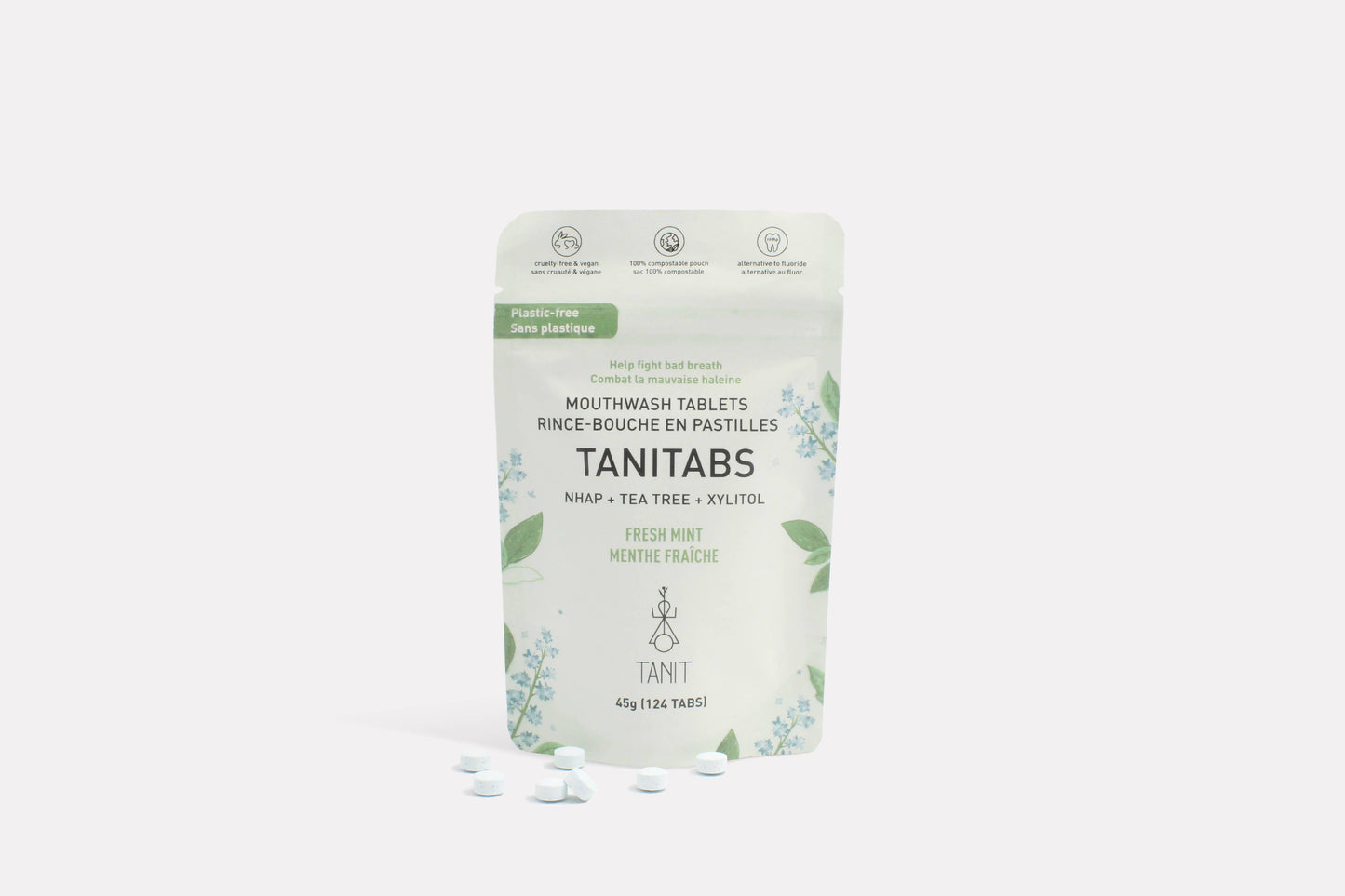 Mouthwash Tablets - Compostable Refill 124 tabs