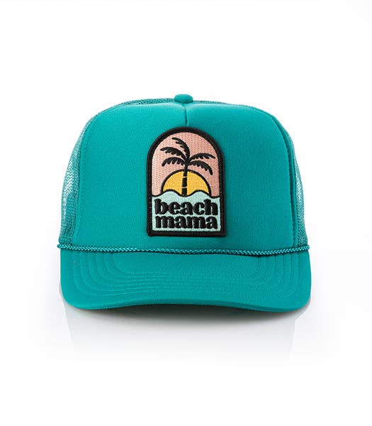 Beach Mama Patch Trucker Hat