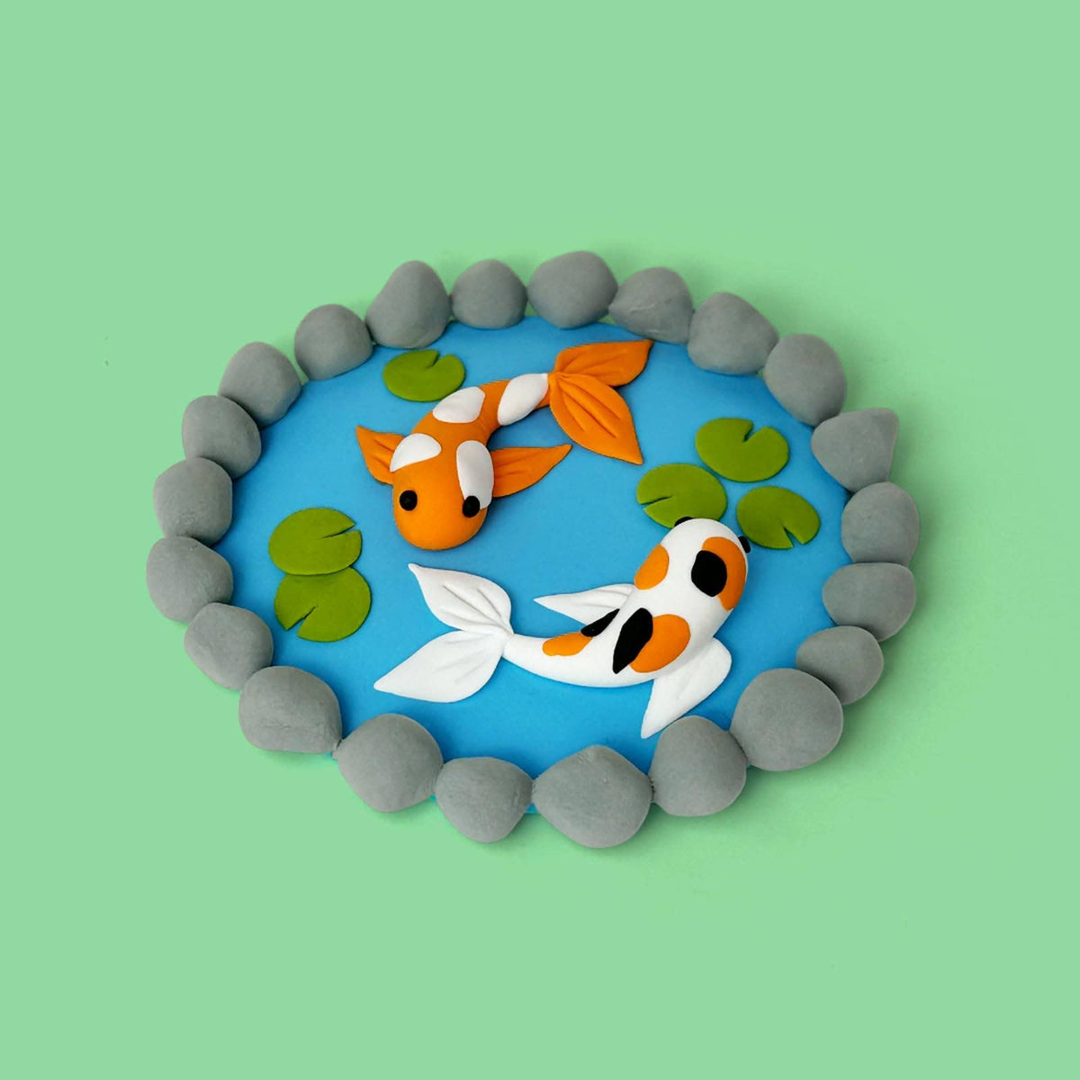 Koi Pond Clay Crafting Kit