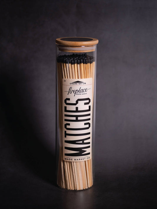 Black Apothecary Vintage Fireplace Matches