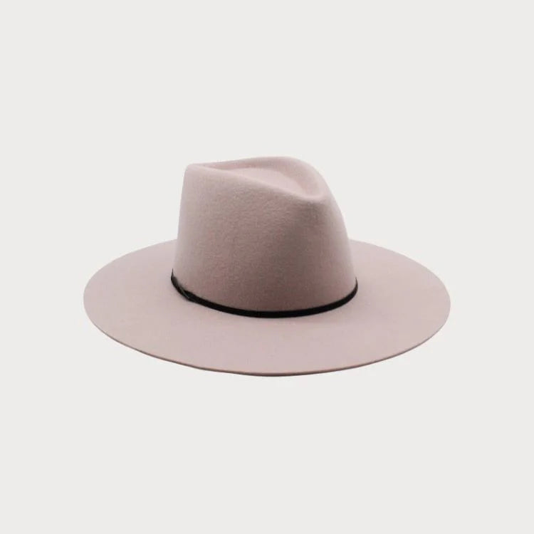 Jumbuck - Crown Fedora - Rose Dust
