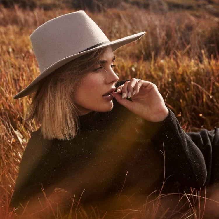 Jumbuck - Crown Fedora - Rose Dust
