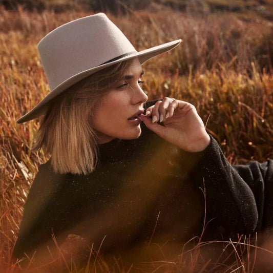 Jumbuck - Crown Fedora - Rose Dust