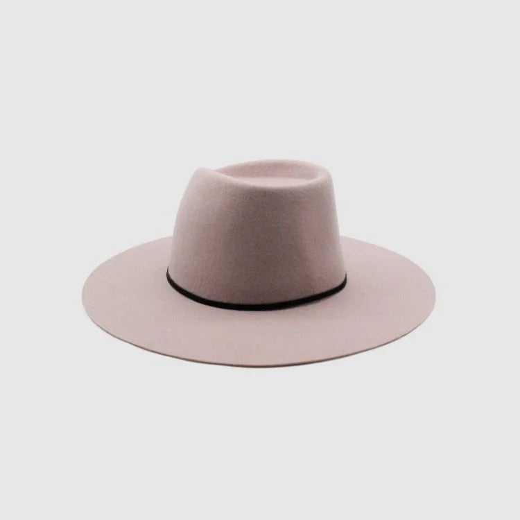 Jumbuck - Crown Fedora - Rose Dust