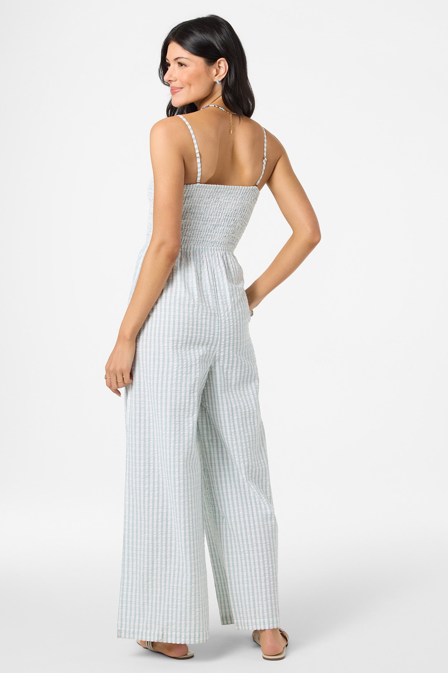 Aiyana Plaid Jumper - Winter White