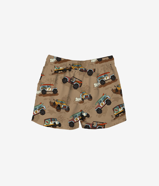 All Terrain Fun 4-Way Stretch Boardshort - Beige Sand