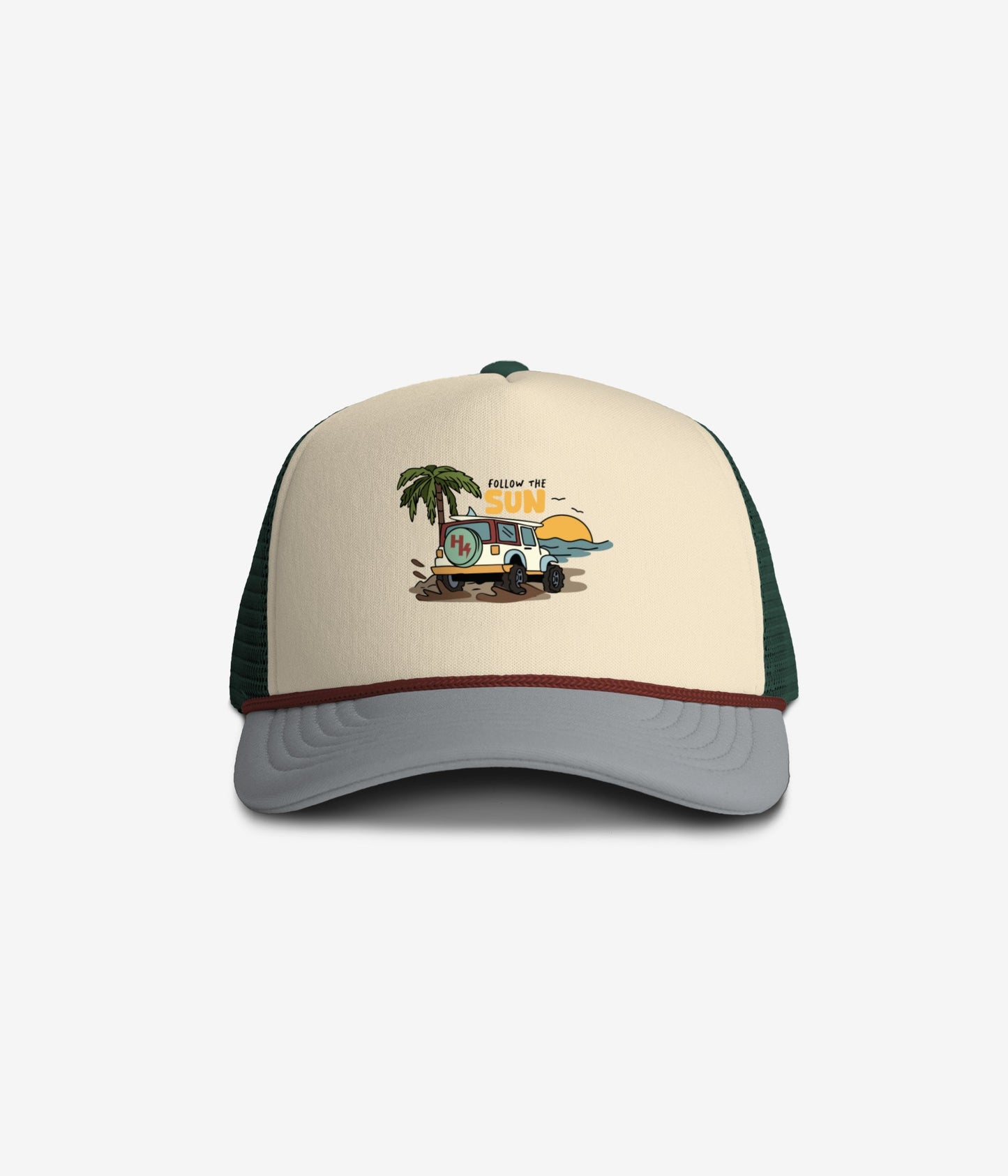 All Terrain Fun Trucker Hat - Oatmeal