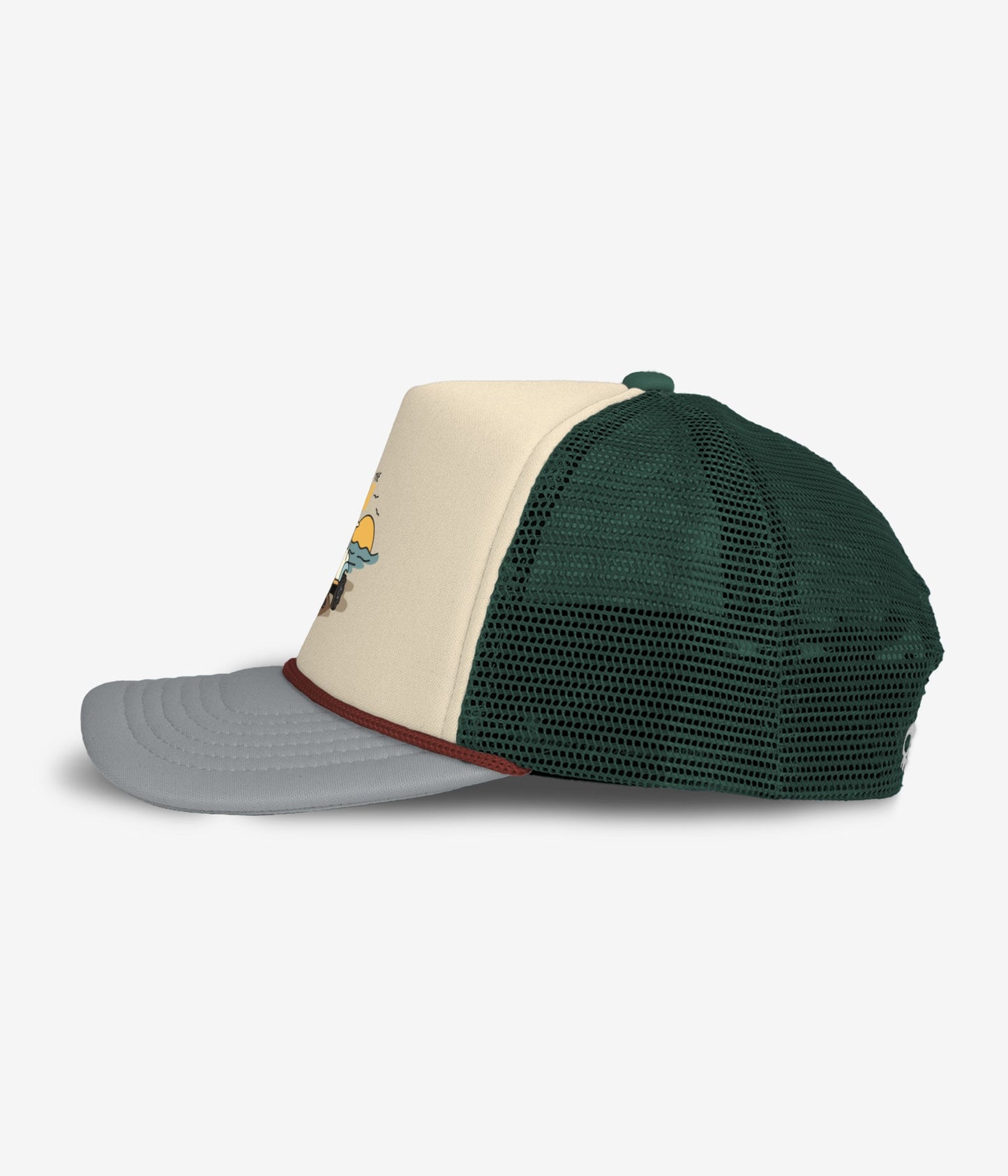 All Terrain Fun Trucker Hat - Oatmeal