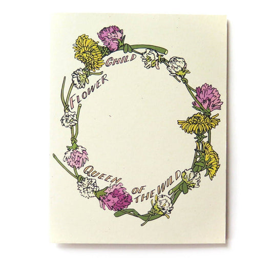 Flower Crown Card