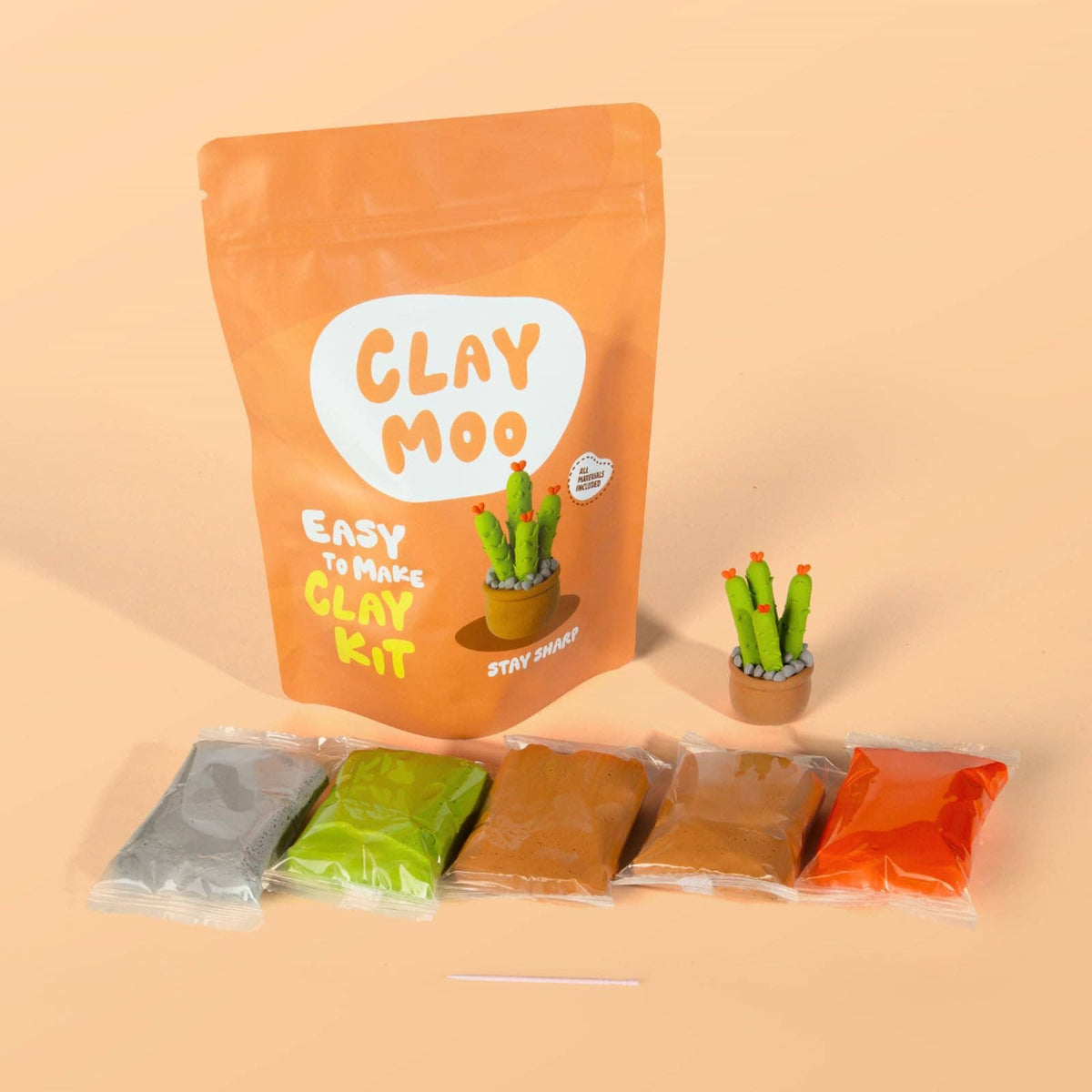 Cactus #3 Clay Crafting Kit