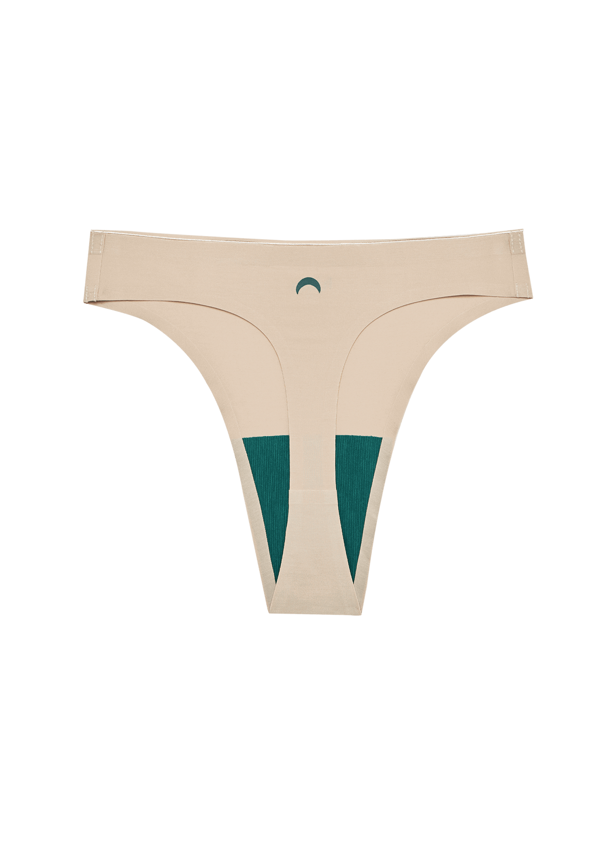 Seamless High Rise Thong - Biege