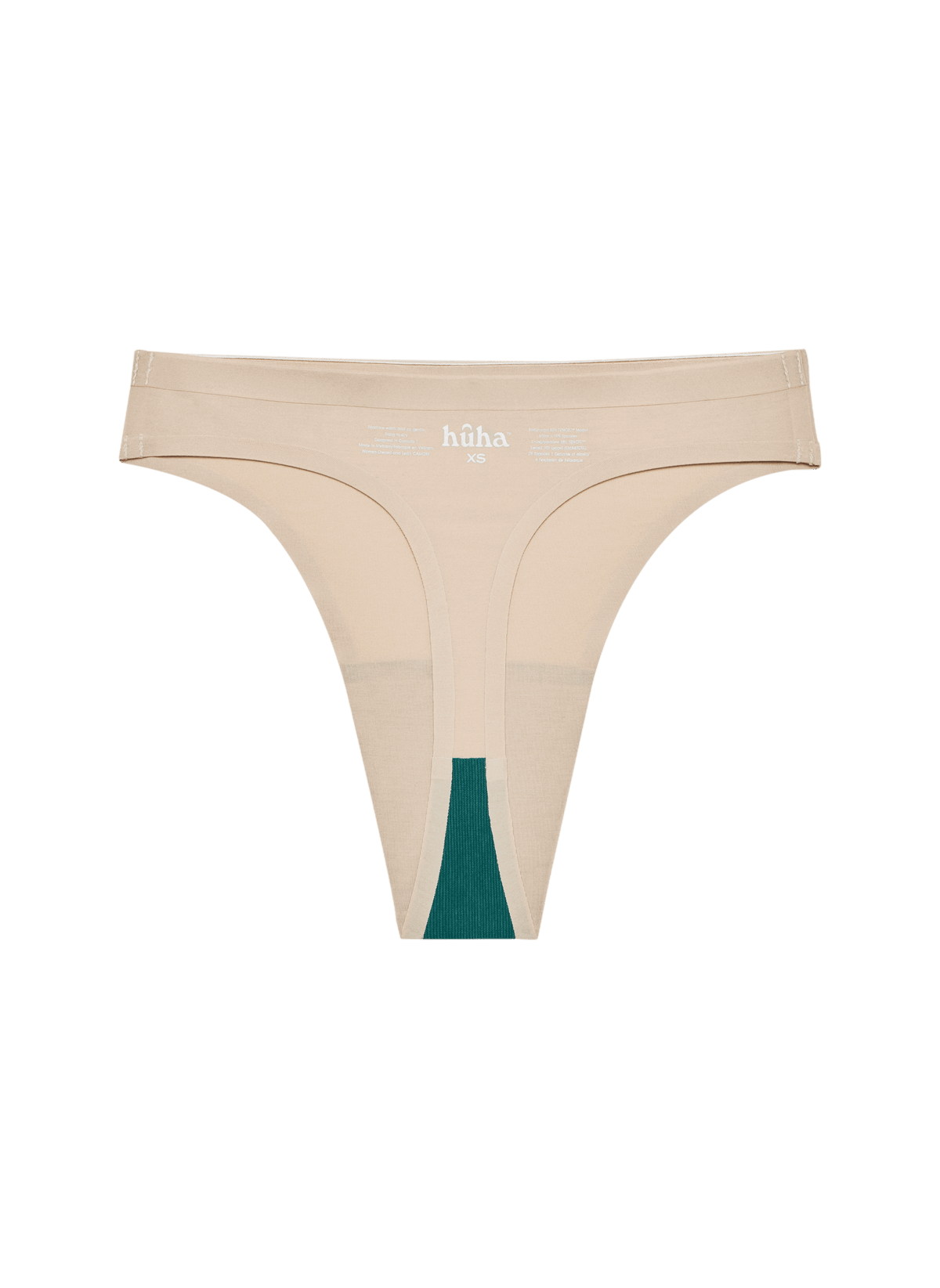Seamless High Rise Thong - Biege
