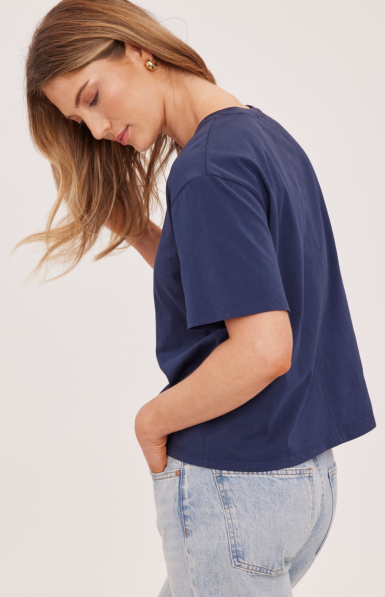 Brigitte T-Shirt - Navy