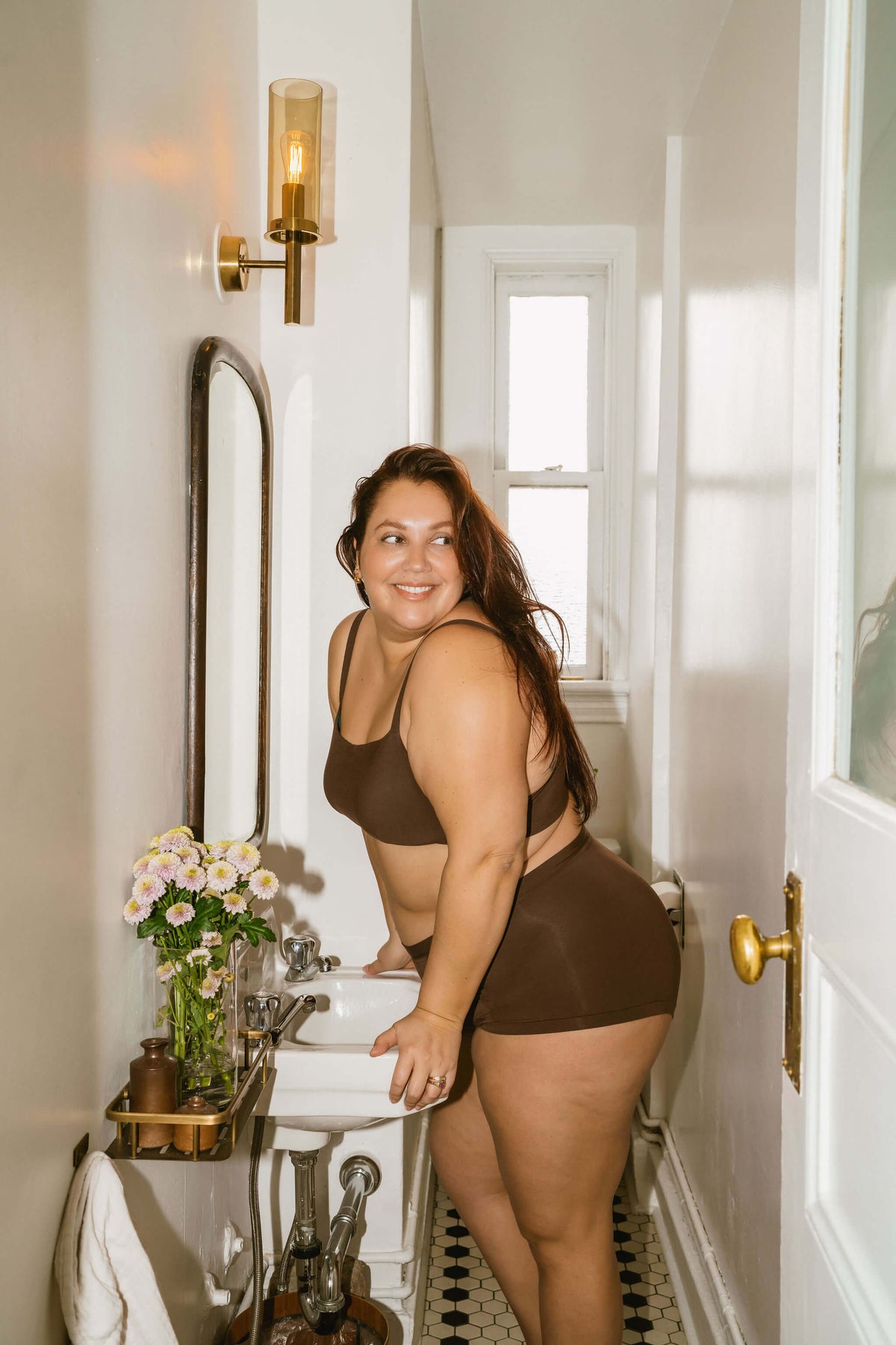 Brief Mineral Underwear - Brown