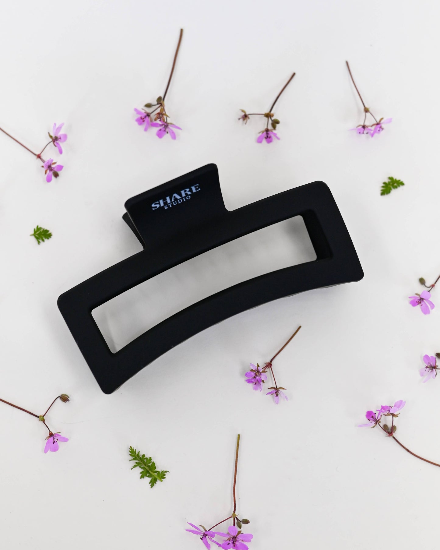 Black Matte Jumbo Claw Clip