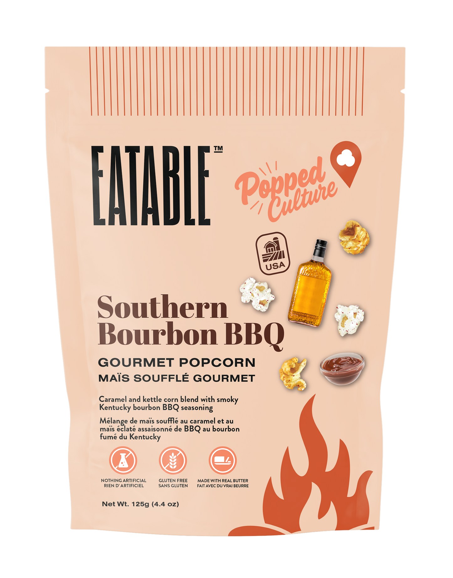Popped Culture - Southern Bourbon BBQ Popcorn