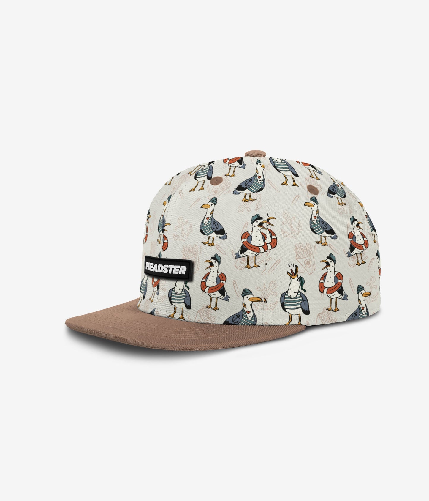 Captain Seagull Snapback - White Sand