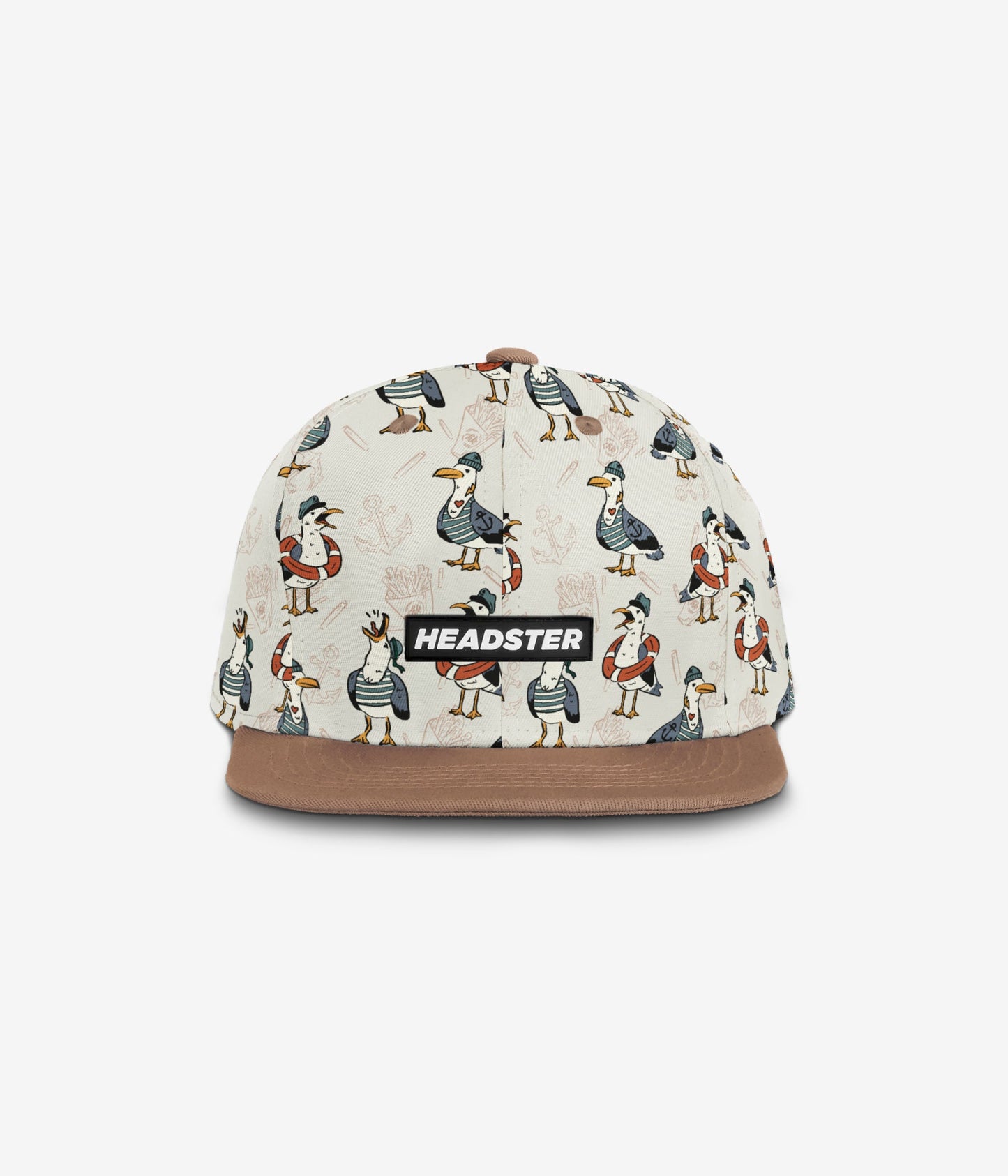 Captain Seagull Snapback - White Sand