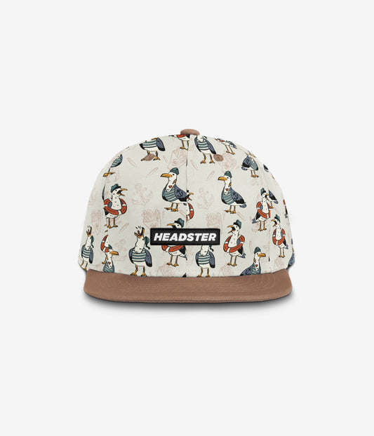 Captain Seagull Snapback - White Sand
