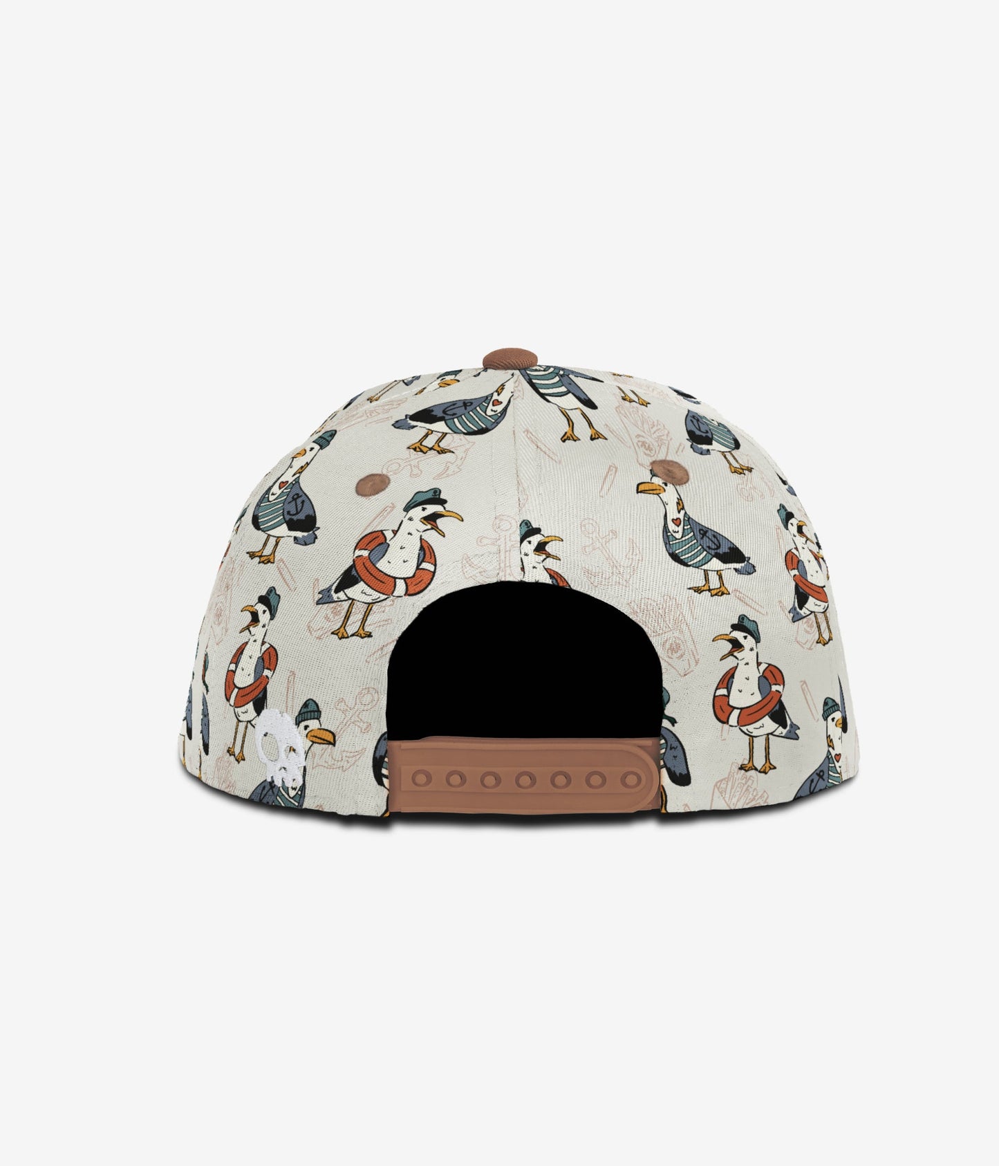 Captain Seagull Snapback - White Sand