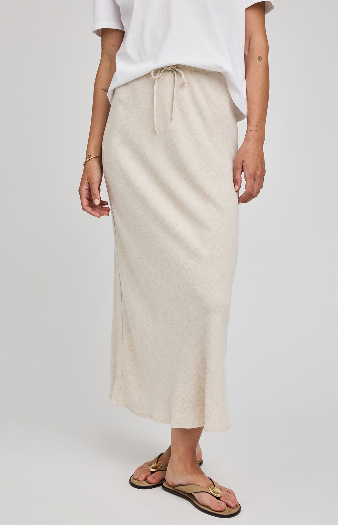 Cassia Linen Skirt - Linen